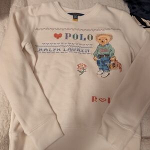 Polo Ralph Lauren White Knit Top